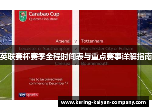 英联赛杯赛季全程时间表与重点赛事详解指南